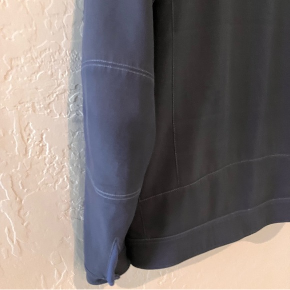 Kuhl Impakt Full Zip Water Repellent Fleece Lined Jacket Gray Navy Men's Large - Picture 11 of 16